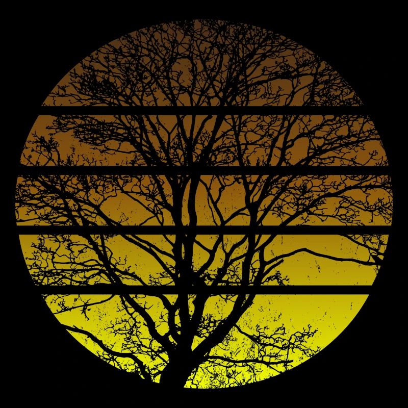 Tree Sunset - Hiking