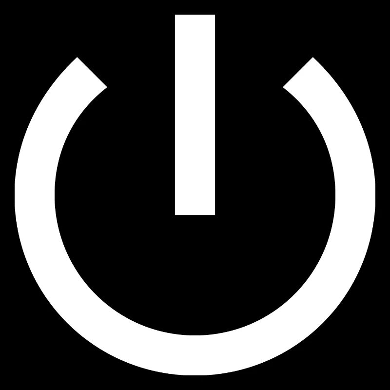 Bouton de démarrage | Blanc | idée cadeau