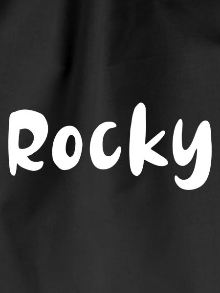 Name, font,white,rocky
