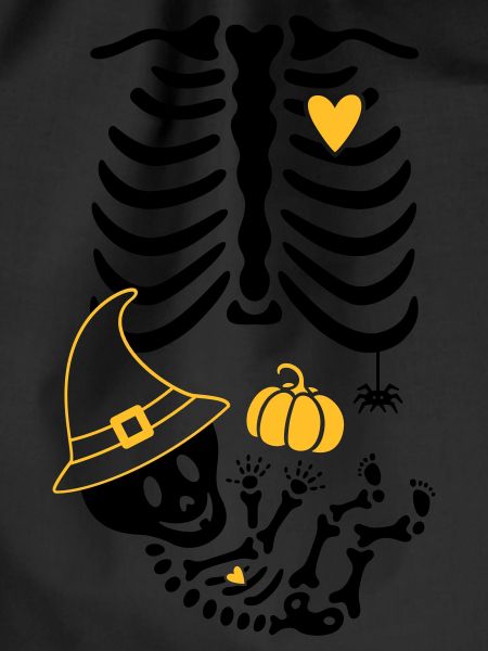 Maternity Skeleton Witch Hat