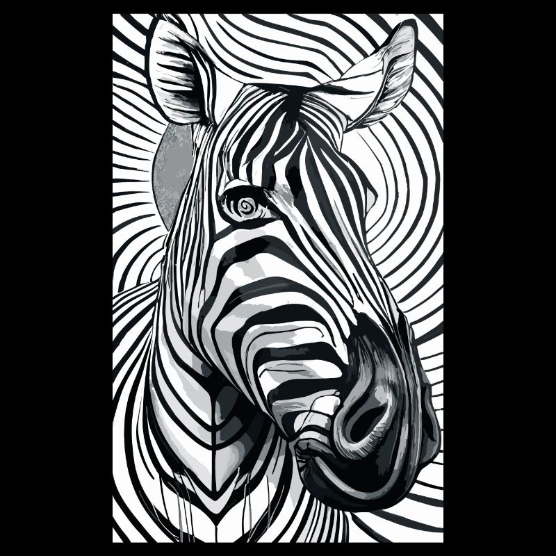 Psychedelic Zebra
