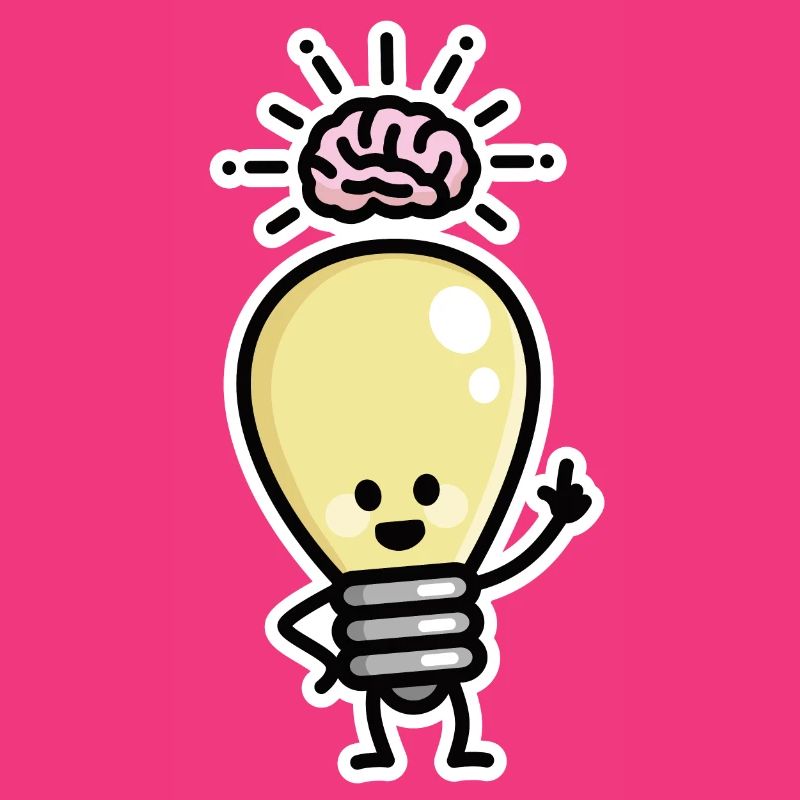 Light Bulb Idea Brains Creative Genius Creativity