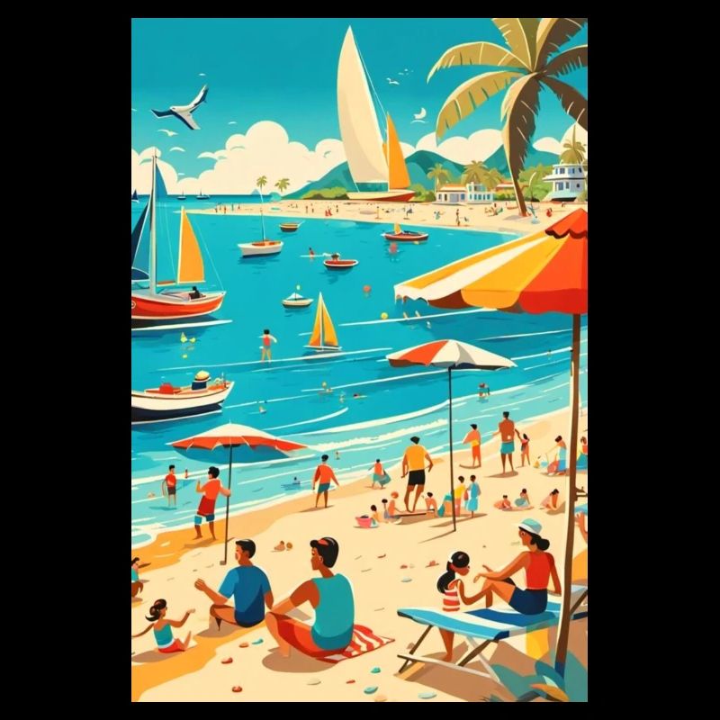 Summer vibes on the beach