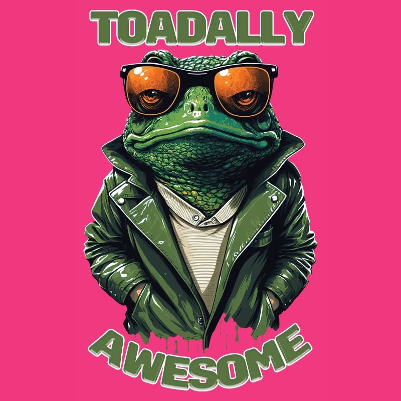 Toadally Awesome - Total Awesome Cool Toad