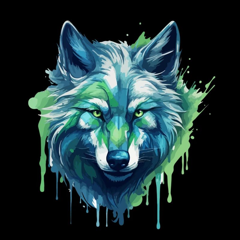 Blauer Wolf
