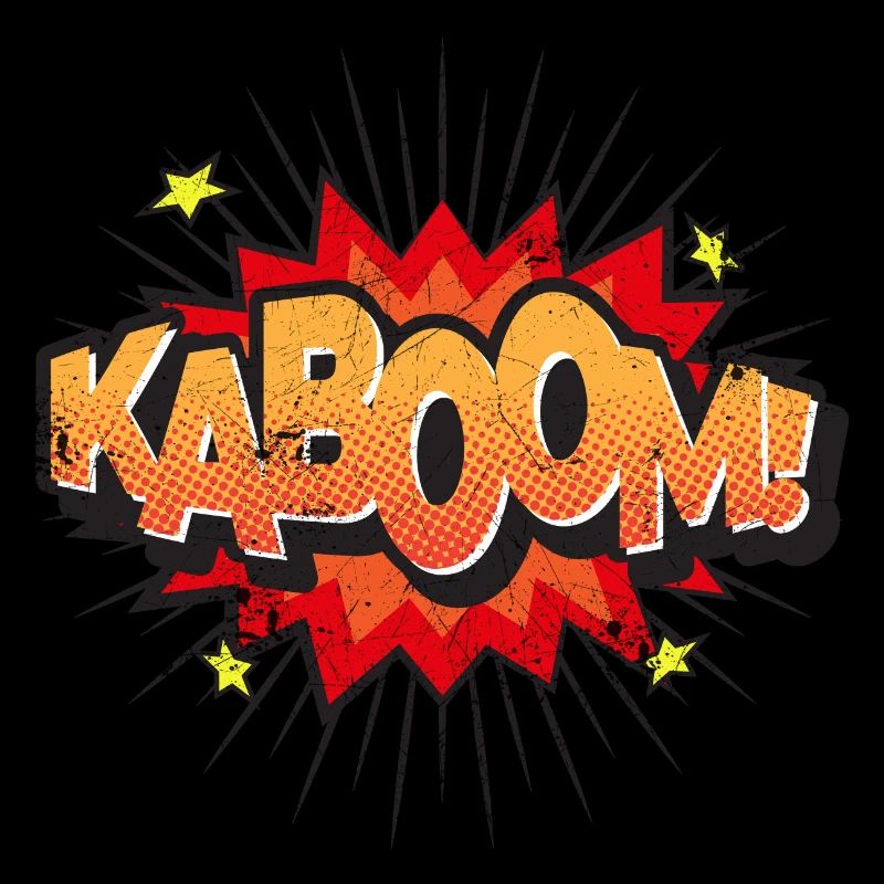 KABOOM STYLE BD GRAFFITI COMICS MOTIF CADEAU