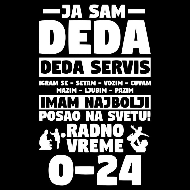 Balkan Vater Großvater Djed Opa Ja Deda Servis