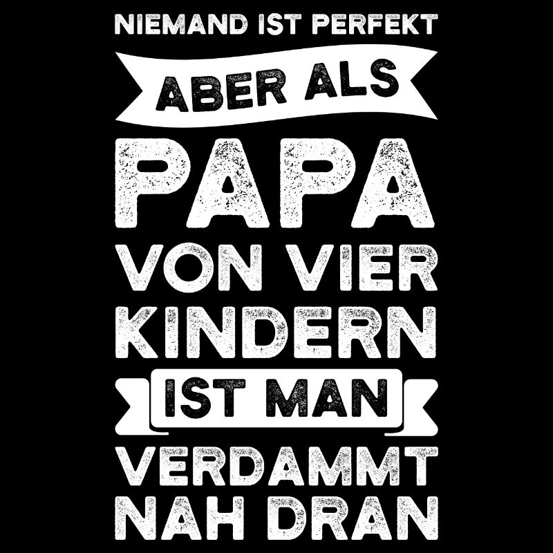 Papa 4 Kinder Vater Geschenk
