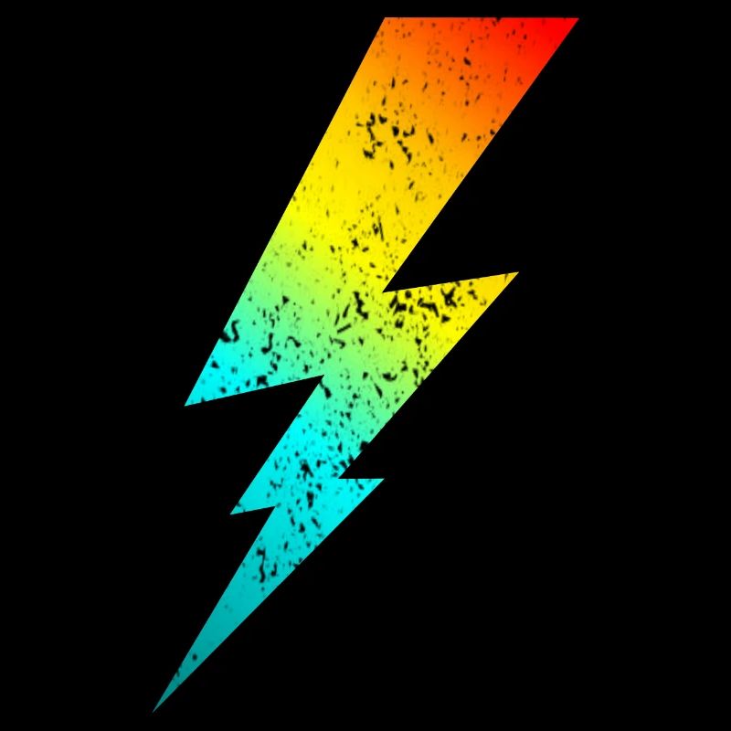 80s bolt lighting classic