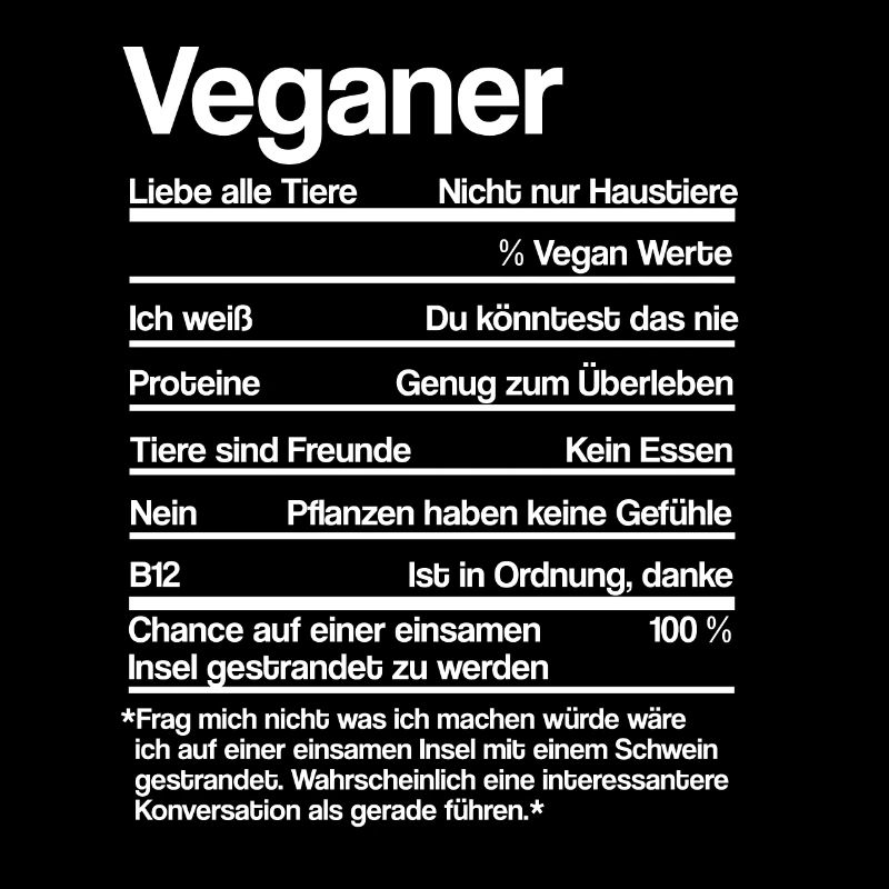 VEGANER NÄHRWERTE