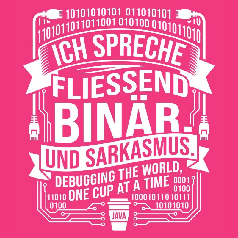 Coding Binärer Kaffee Sarkasmus