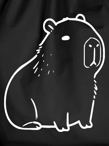 Capybara capybara white