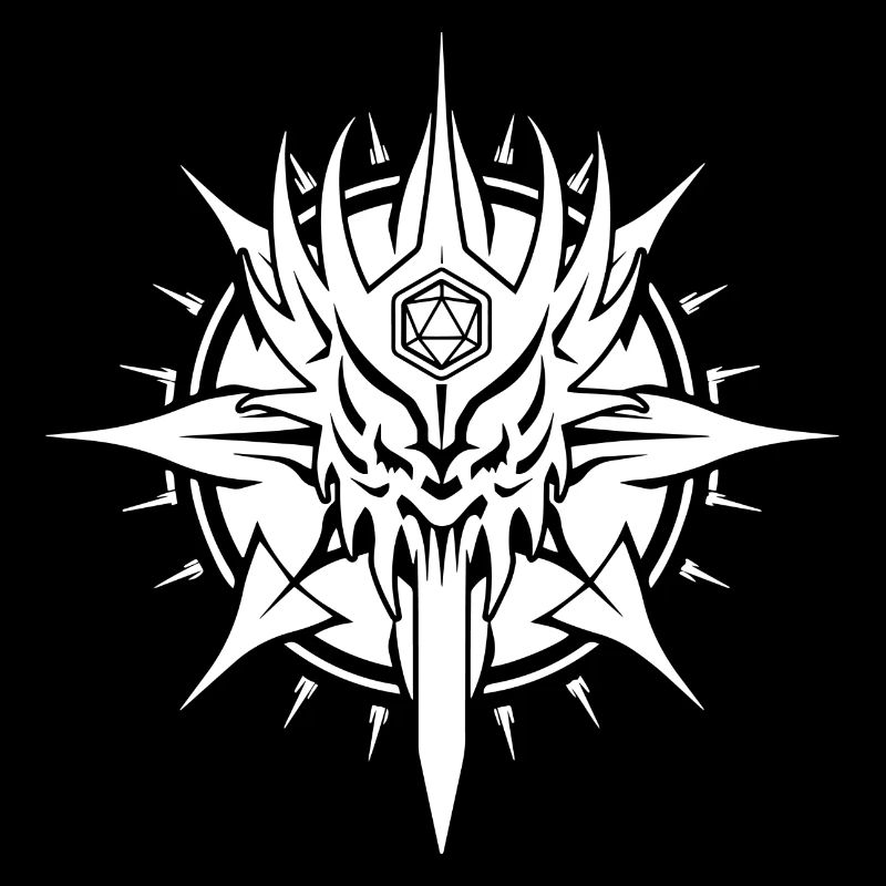 RPG logo spell circle
