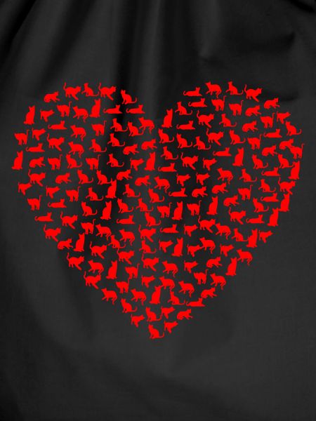 Heart cat