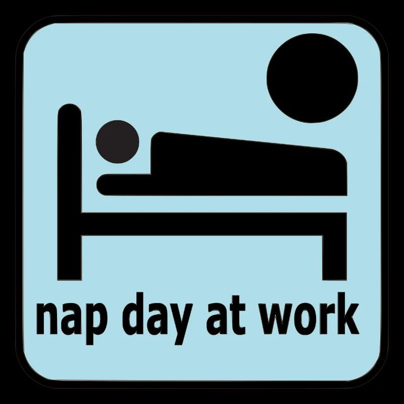 Nickerchen bei der Arbeit