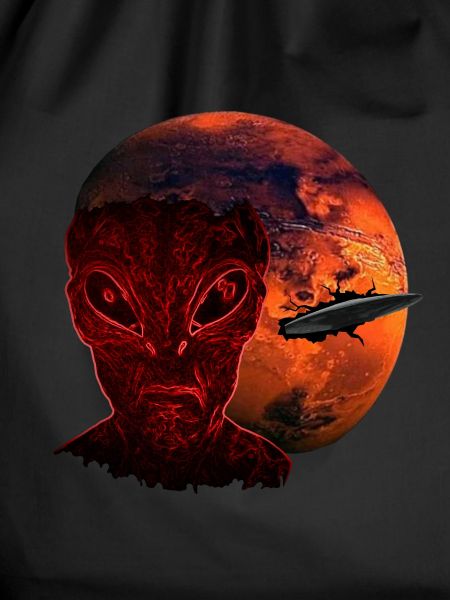 Alien & Mars with UFO