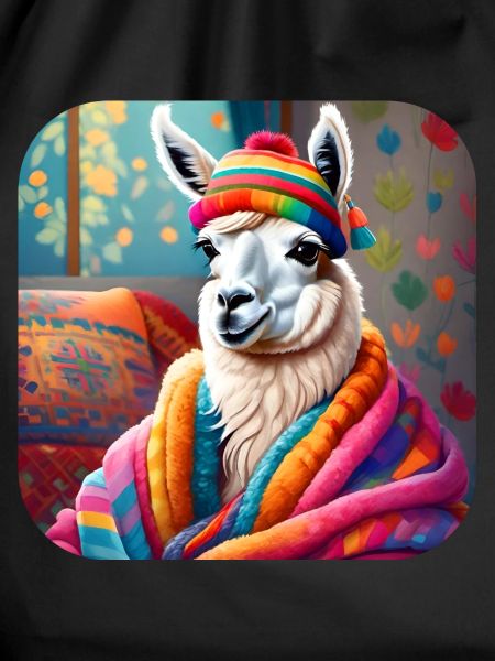 Cool Cozy Winter Llama
