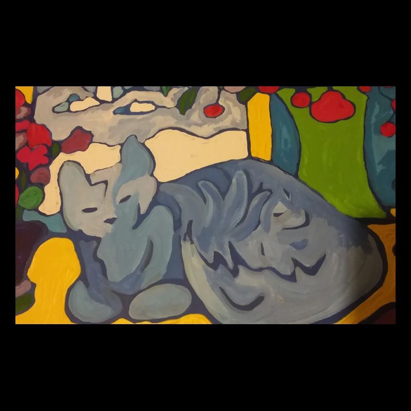 Le chat bleu