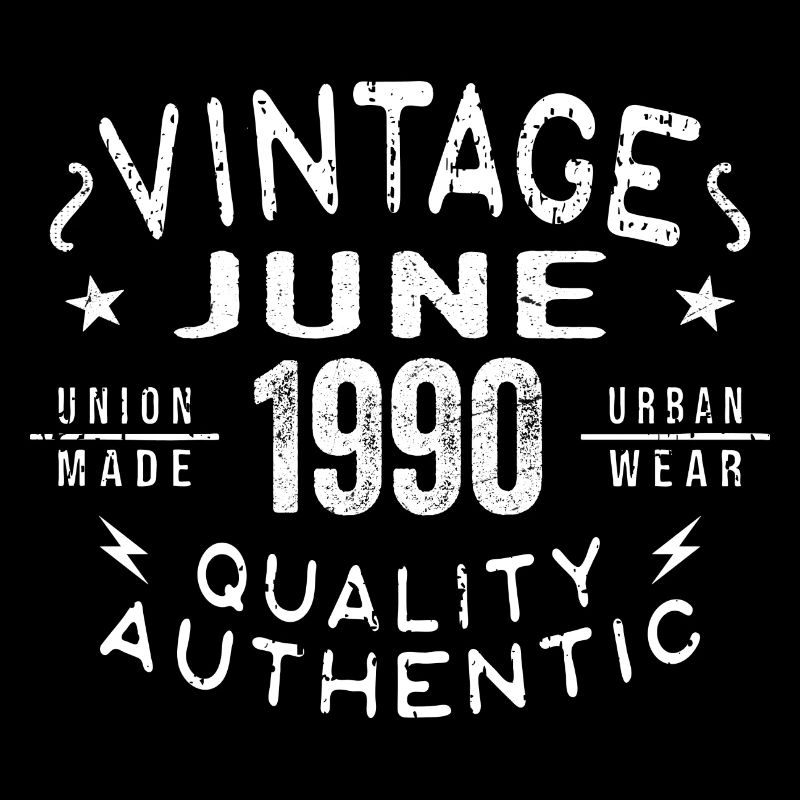 1990 Juni 1990 Jahrestag Juni 1990 Juni Geburtstag