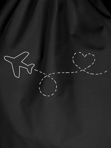 Airplane - looping - heart