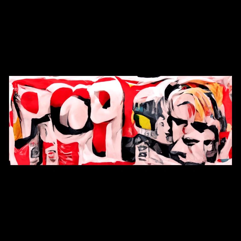Pop Art 80´s Art Design - Farbenfroh