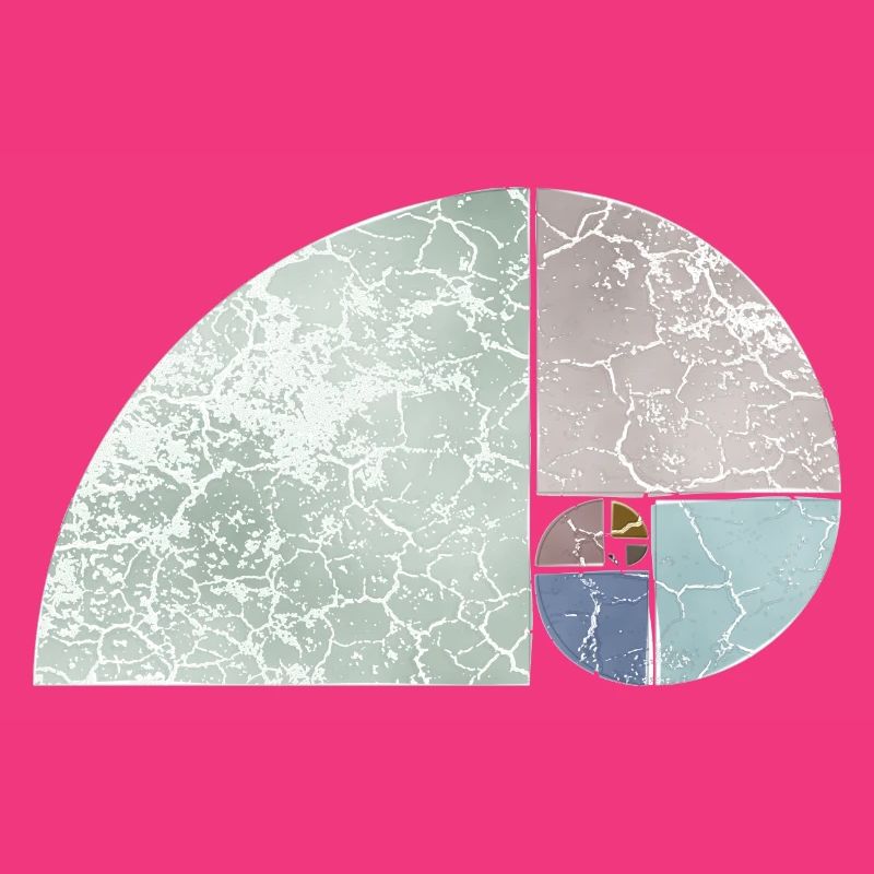 Fibonacci Spiral Sequence - Light Colored 1