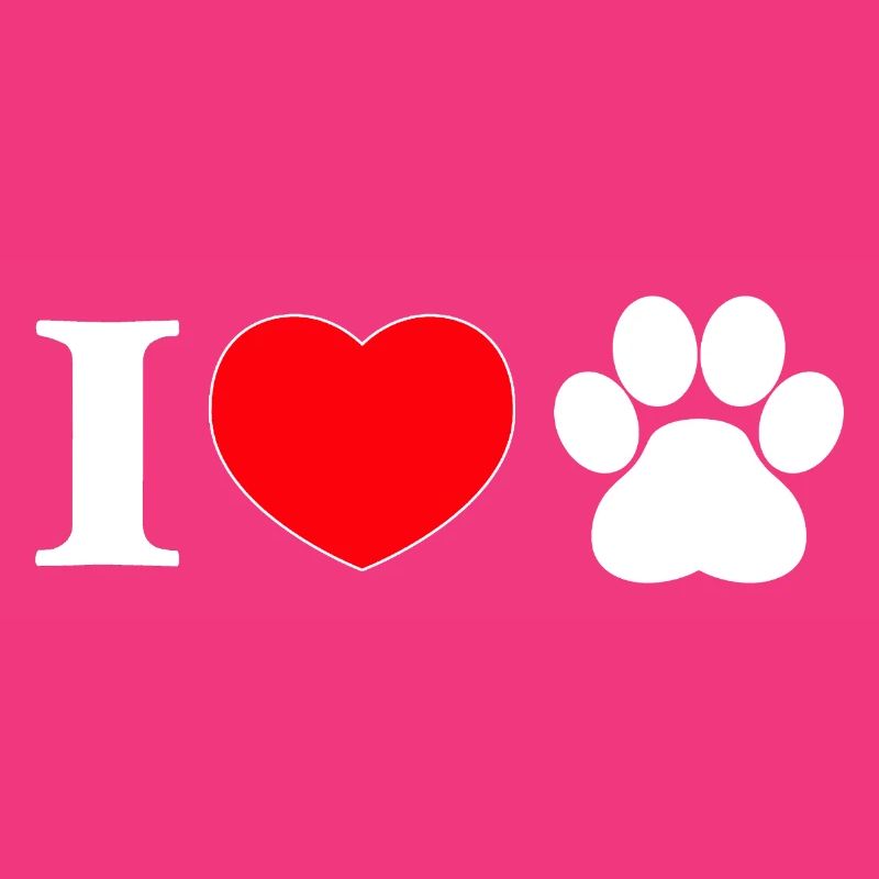 « J’aime » avec empreinte de patte