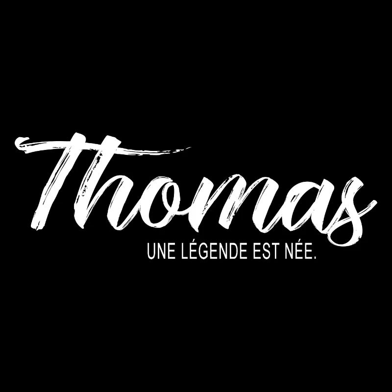 Thomas une légende Cadeau T shirt thomas
