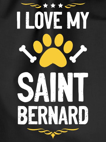 I love my Saint Bernard