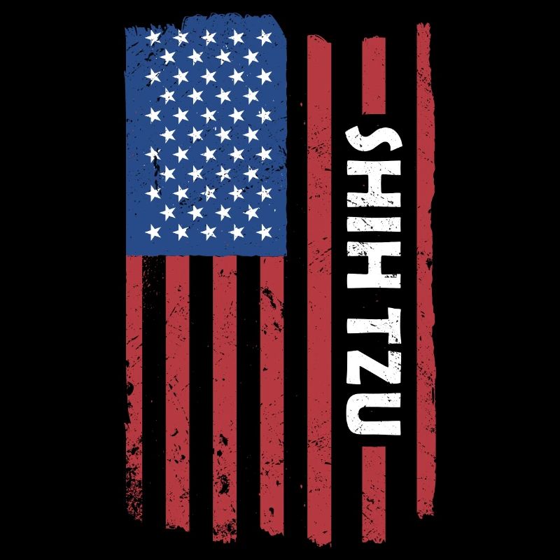 Shih Tzu Us Drapeau
