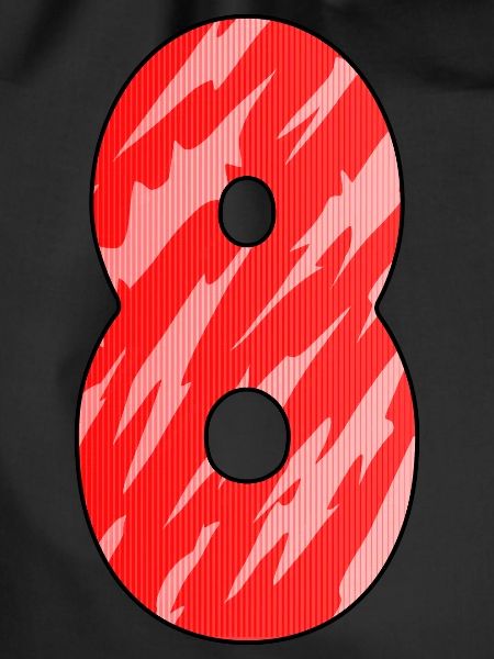 8 Red Pattern