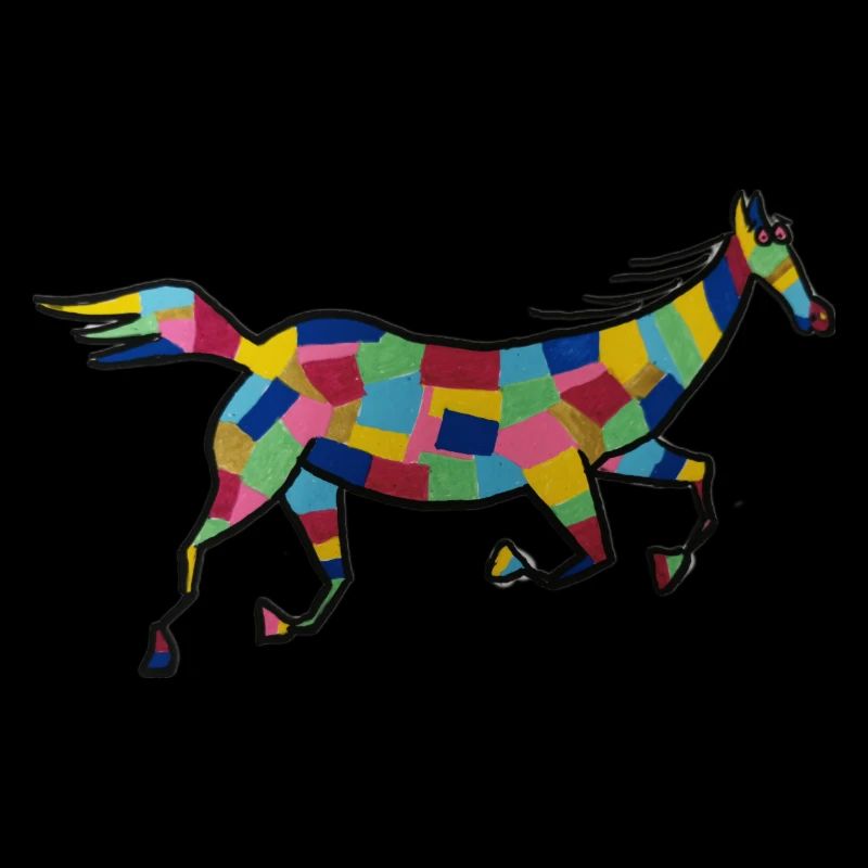 Buntes Pferd