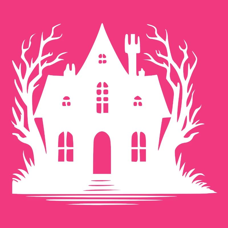 Étrange maison hantée d’Halloween