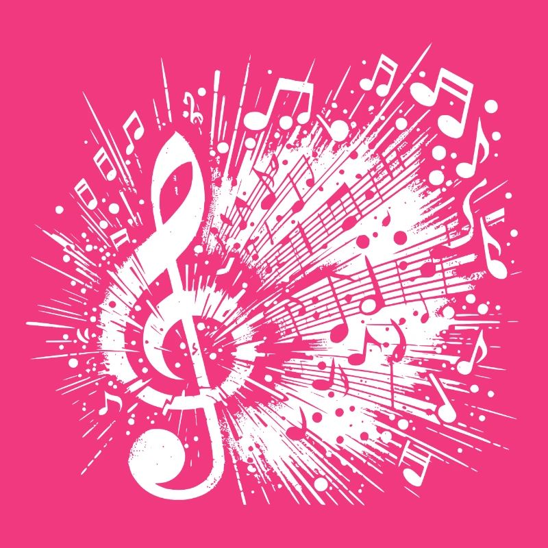 Exploding Music Clef Scale