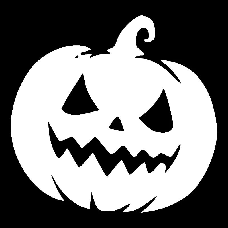 Naughty magic pumpkin lantern with a cheeky grin