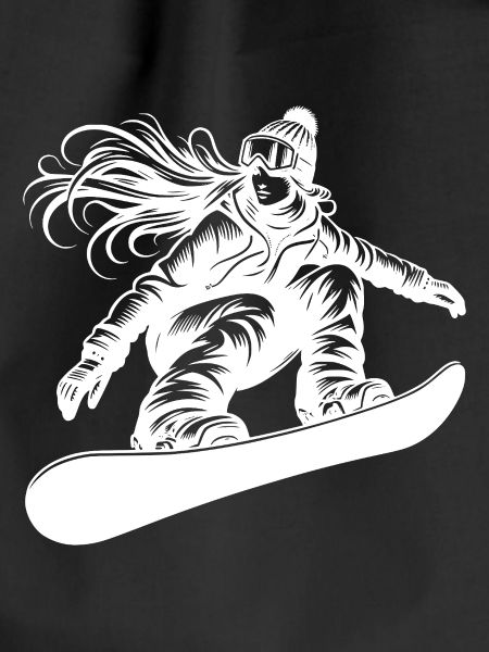 Snowboarder with snow goggles