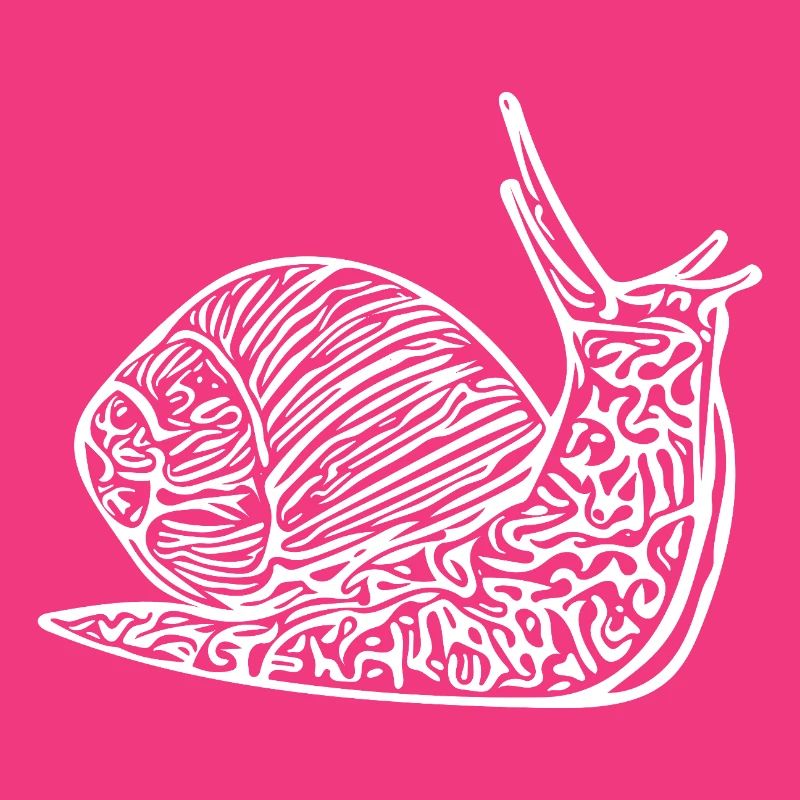 Escargot mignon avec maison