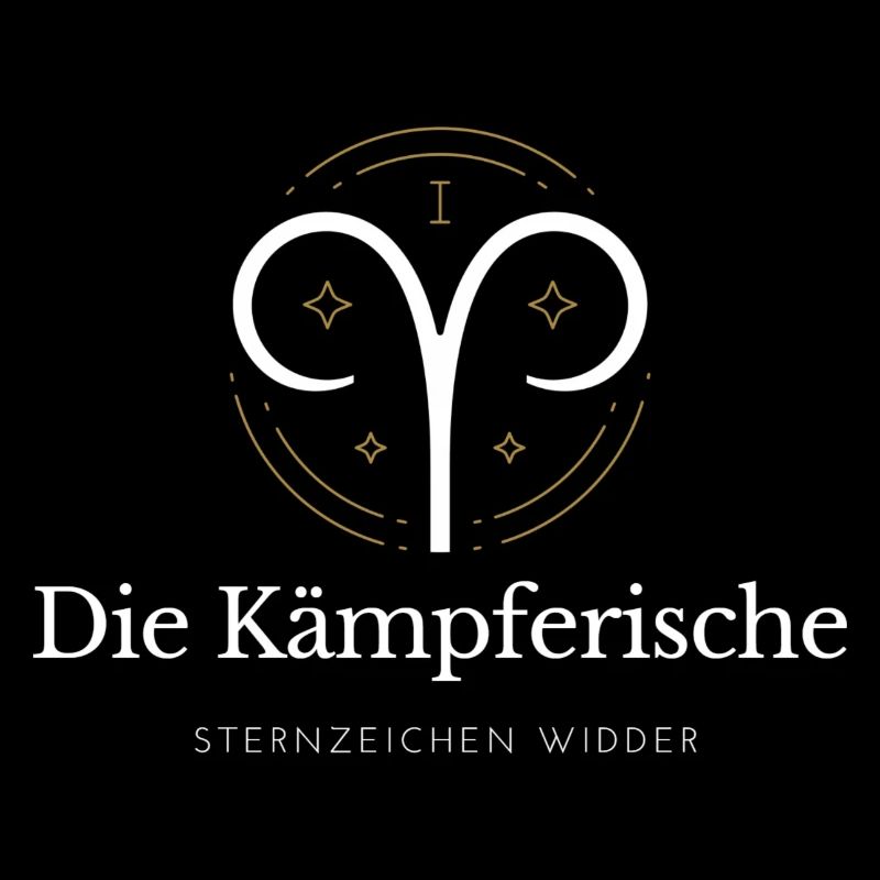 Widder Sternzeichen Logo Widder