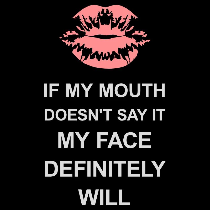 my face definitely will