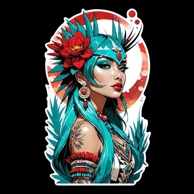 princesse indienne - aztek