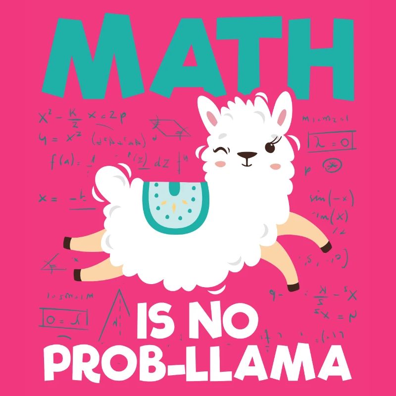 Math llama | Math teacher school gift idea