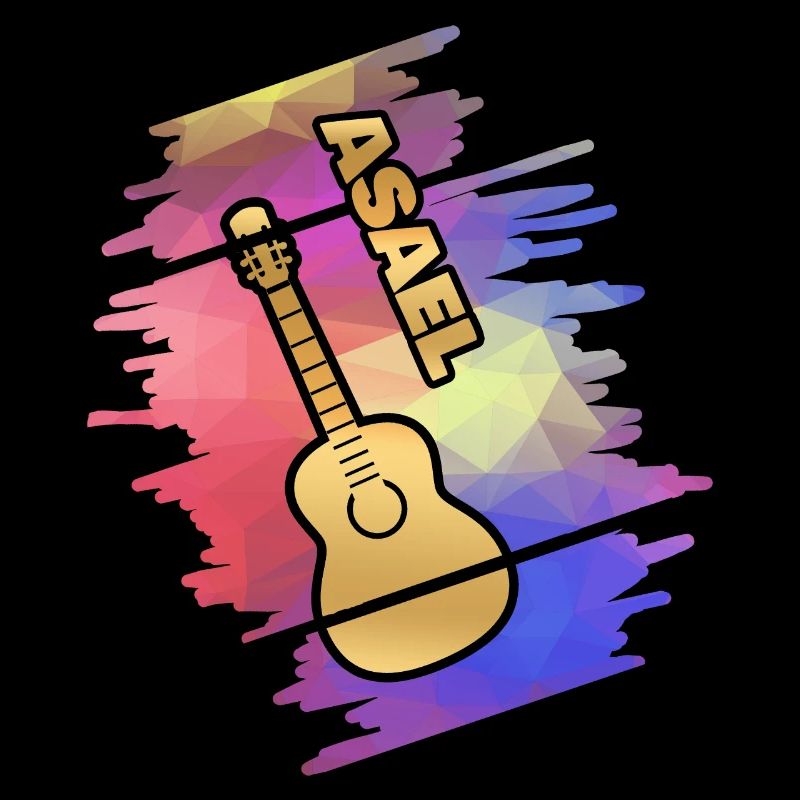 Guitar playing Asael
