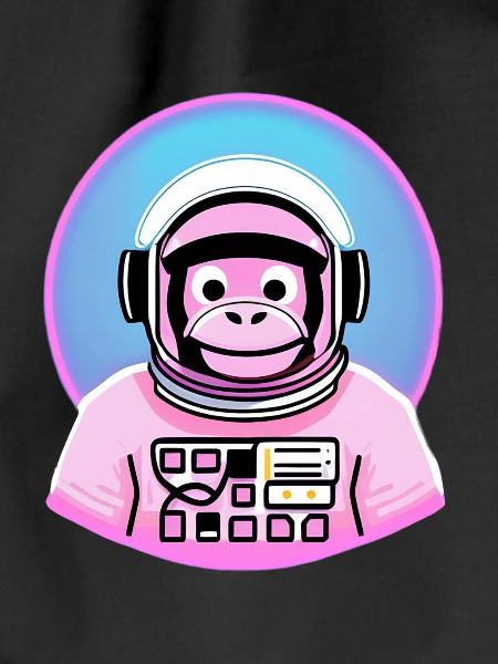 Space Monkey Pink