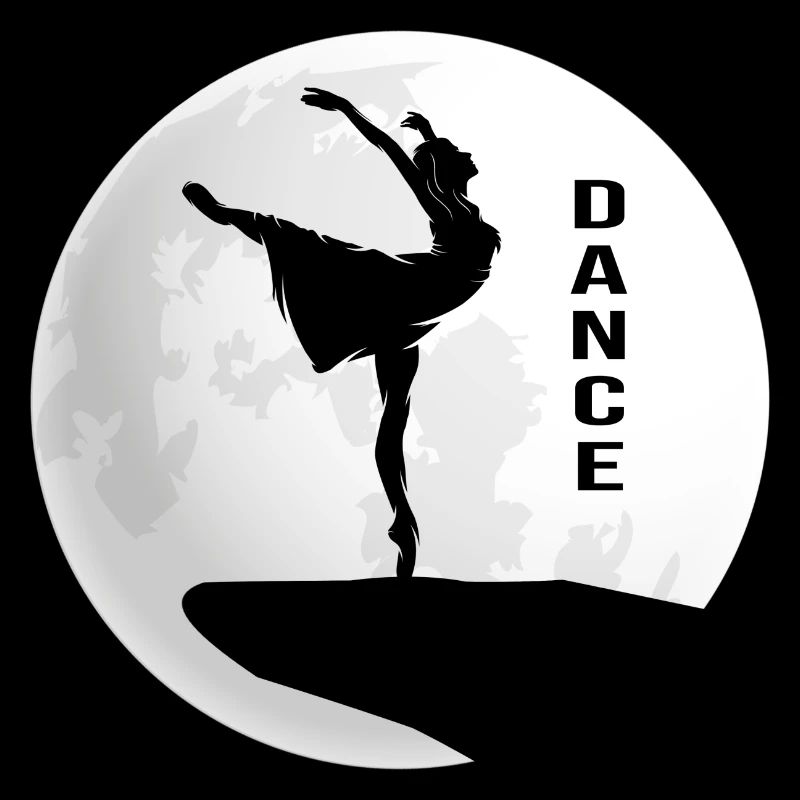 Dancing Dancer dancing in the moonlight
