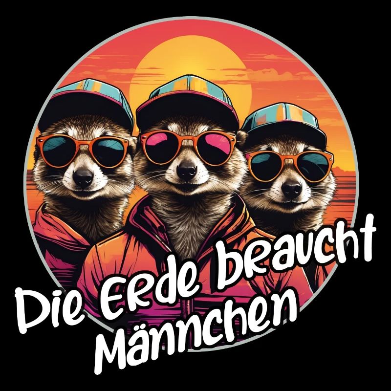 Coole Erdmännchen lustiger Erdmännchenspruch