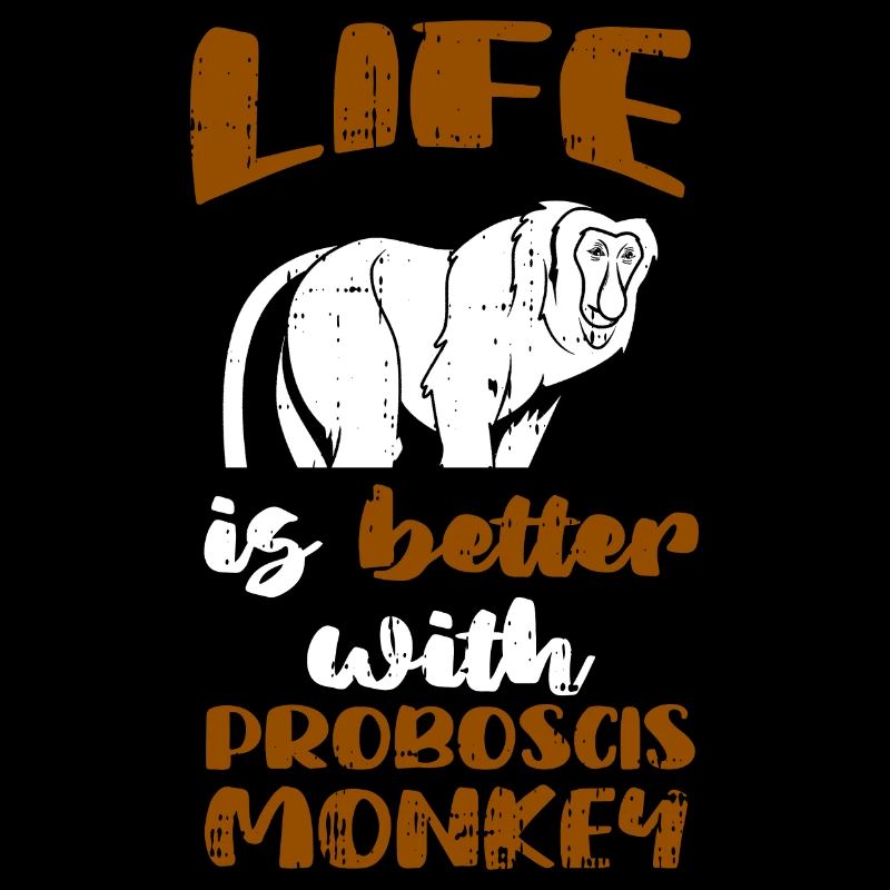 Proboscis-Affe Langnase