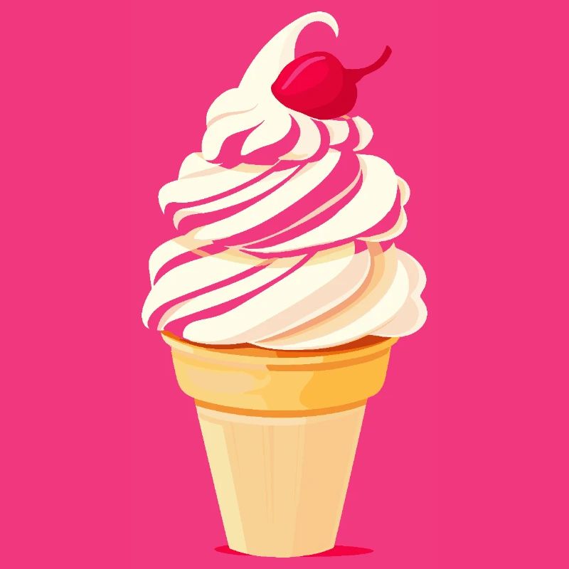 Cornet de crème glacée Artwork