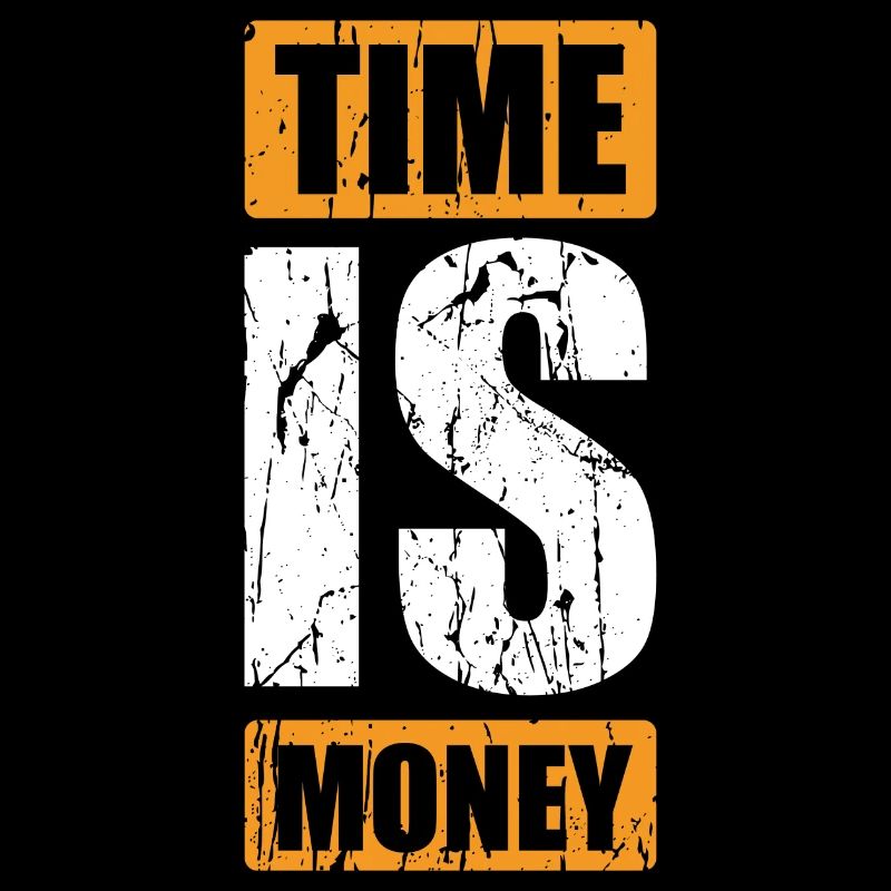 LE TEMPS C’EST DE L’ARGENT ZEIT IST GELD