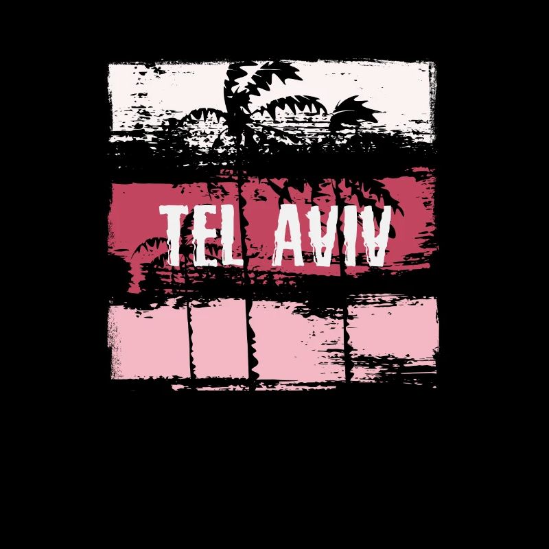 Tel Aviv Israël vacances Souvenir abstrait