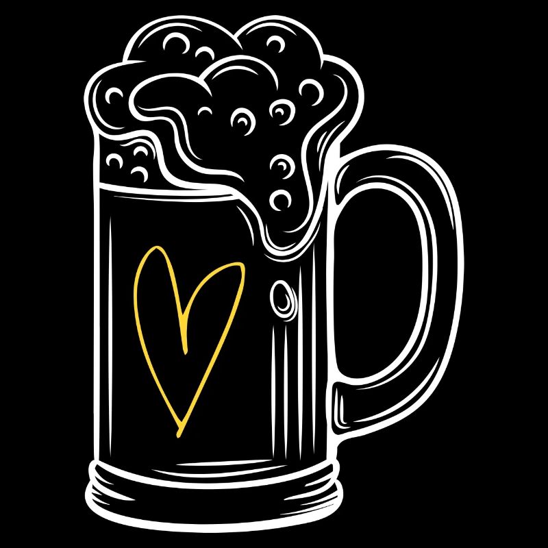 Papa Bier Herz Geschenk Vater